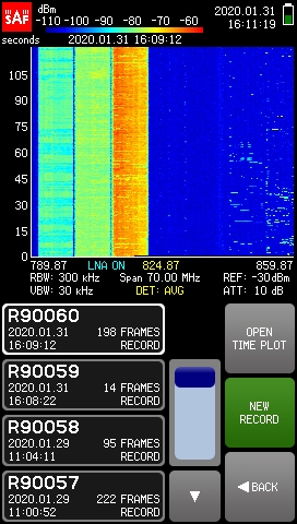Handheld spectrum analyzer for professionals - 10 MHz - 87 GHz